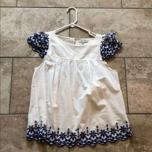 NWOT Sold Out Madewell Embroidered Story Top